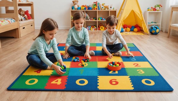 Espace de jeu optimal : les meilleurs tapis de sol pour enfants